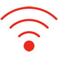 icon wifi red